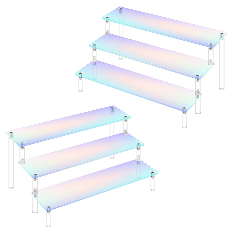 Perfume Fragrance Holder - 1-5 Tier yanardöner akrilik ekran yükselticiler