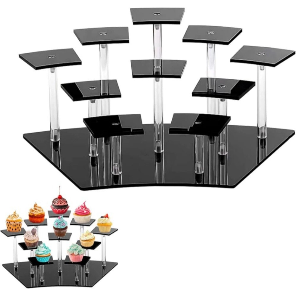 Perfume Fragrance Holder - 8/10 Katmanlı Akrilik Teşhir Standı, Katmanlı