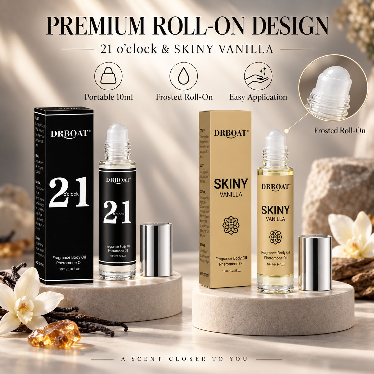 On Perfume & Fragrance Kota Bogor - Erkekler için Roll-On Parfüm Yağı, Karamel,
