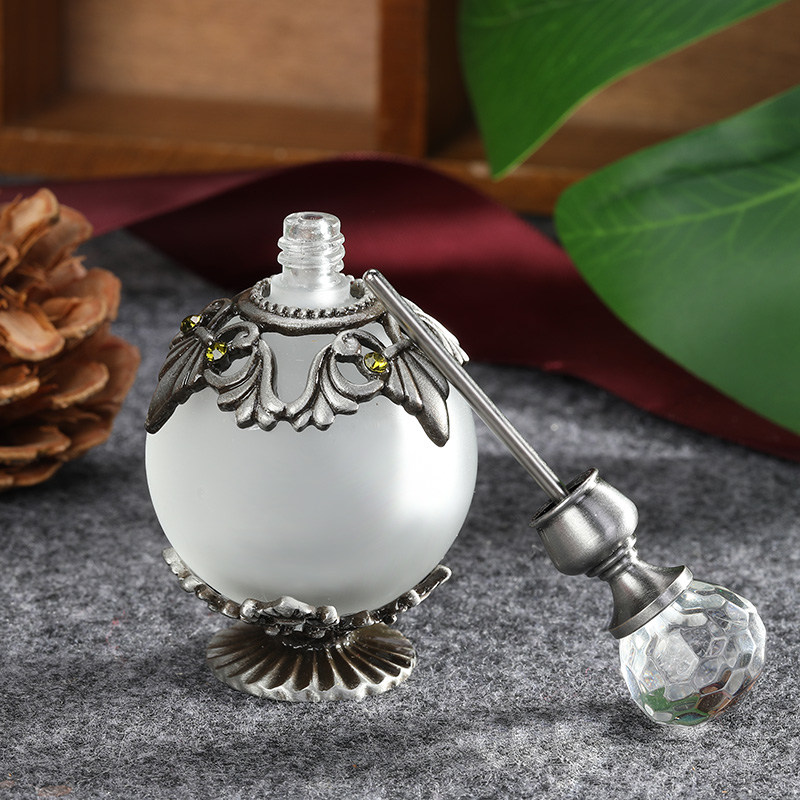 Antik Gümüş Metal Cam Parfüm Ş - Perfume Fragrance Holder incelemesi ve fiyatı
