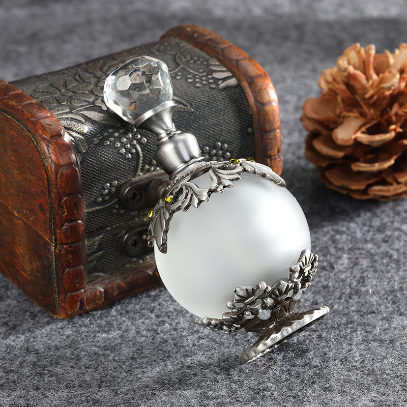 Antik Gümüş Metal Cam Parfüm Ş - Perfume Fragrance Holder incelemesi ve fiyatı