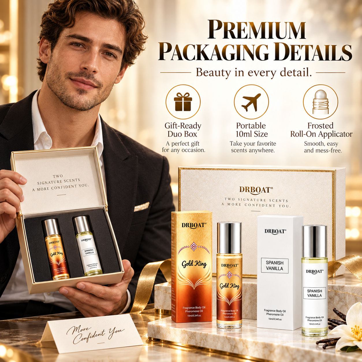Erkekler için Duo Roll-on Parf - On Perfume & Fragrance Kota Bogor incelemesi ve fiyatı