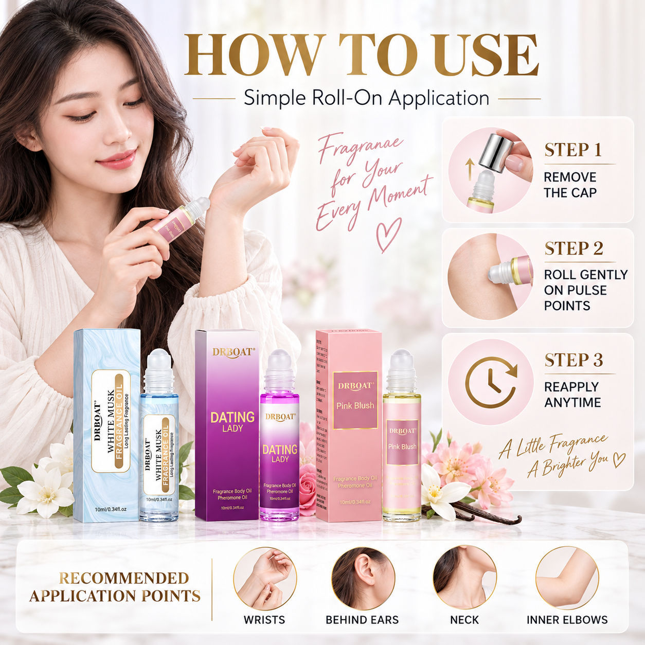 10 ml Kadınlar İçin Roll-On Ya - On Perfume & Fragrance Kota Bogor incelemesi ve fiyatı