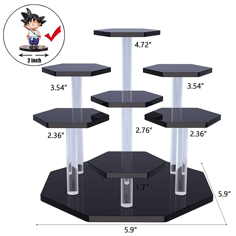 7-Tier için şeffaf akrilik ekr - Perfume Fragrance Holder incelemesi ve fiyatı